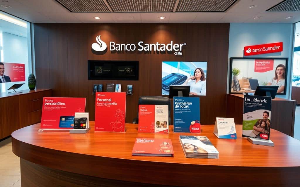 Productos financieros Santander Chile